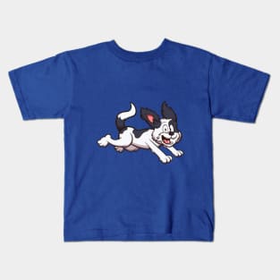 Running Shih Tzu Dog Kids T-Shirt